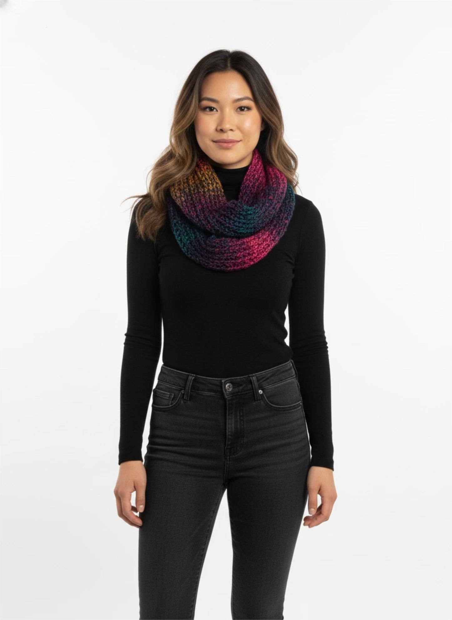 Handmade Infinity Loop Scarves – Soft Acrylic Blend | Cozy & Stylish