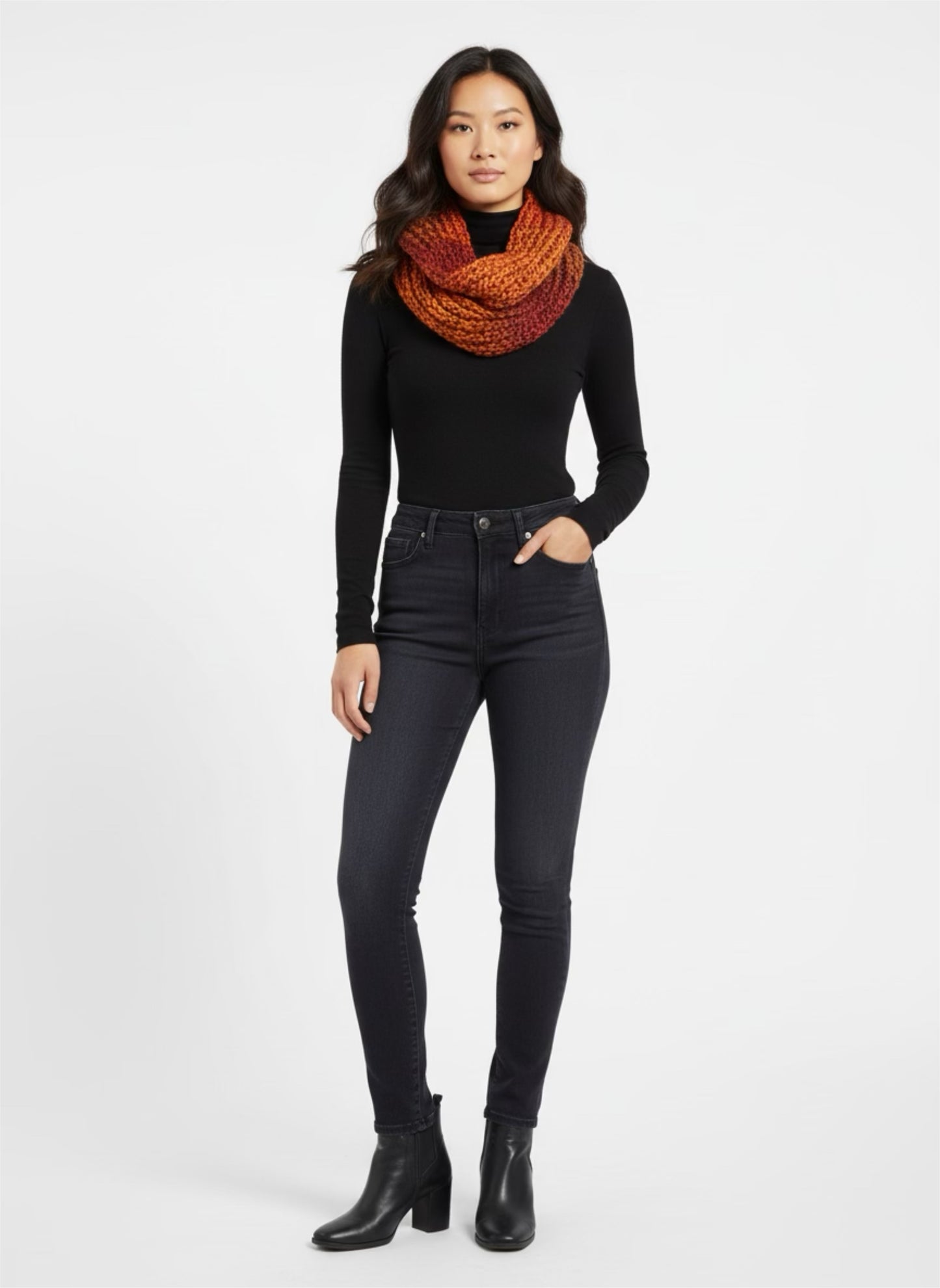 Handmade Infinity Loop Scarves – Soft Acrylic Blend | Cozy & Stylish