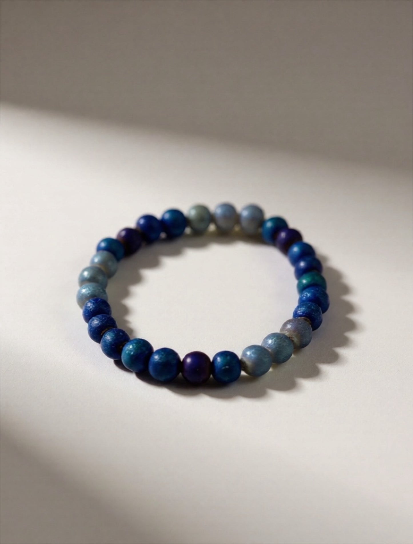 8mm Pixie Dust Glass Bead Bracelet