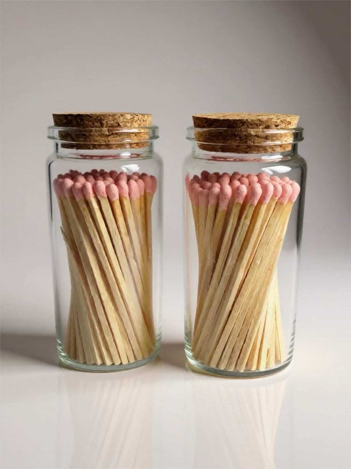 3 in 1 Wooden Matches- Pink Tips