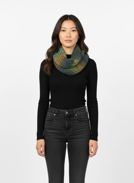 Handmade Infinity Loop Scarves – Soft Acrylic Blend | Cozy & Stylish