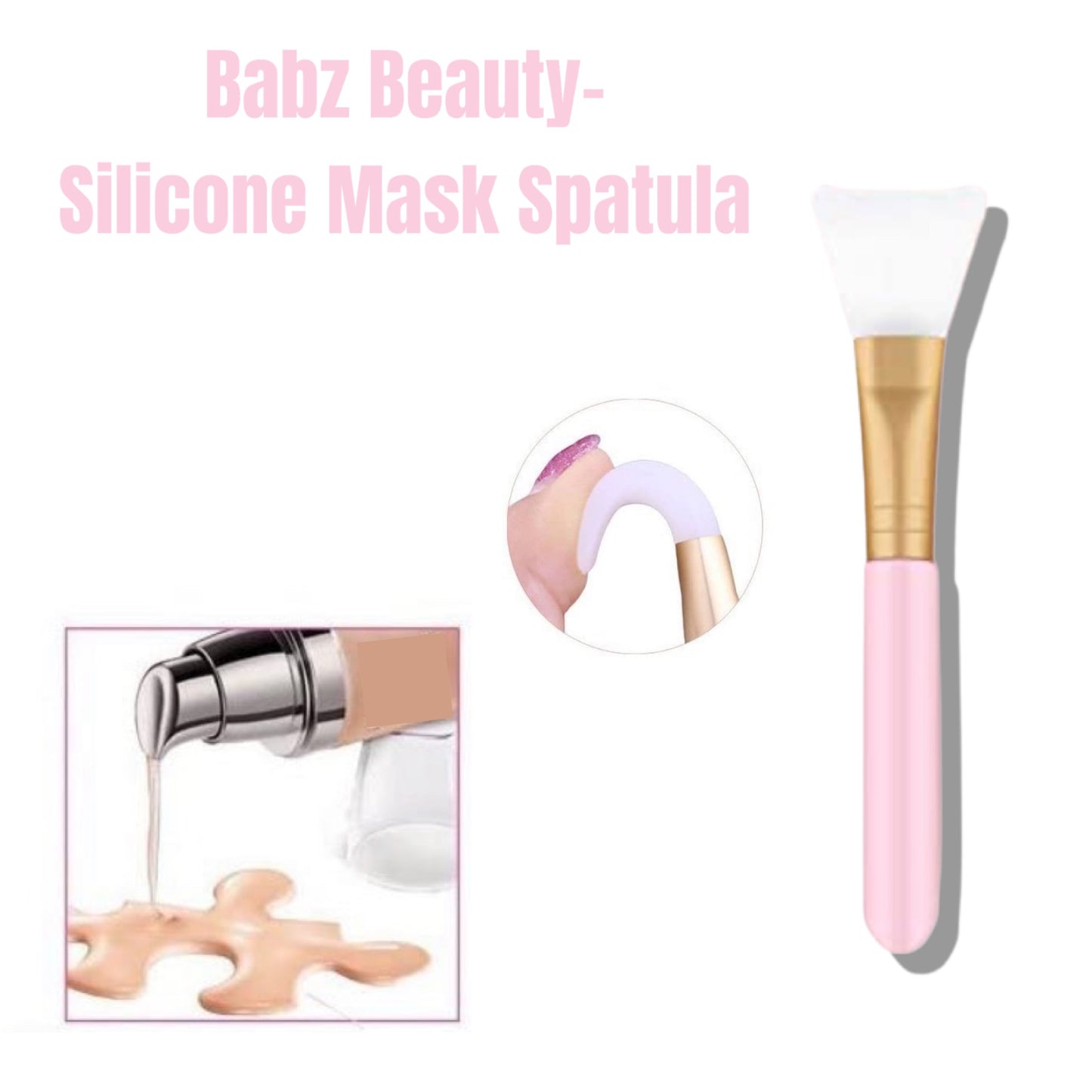 Babz Beauty- Silicone Mask Spatula